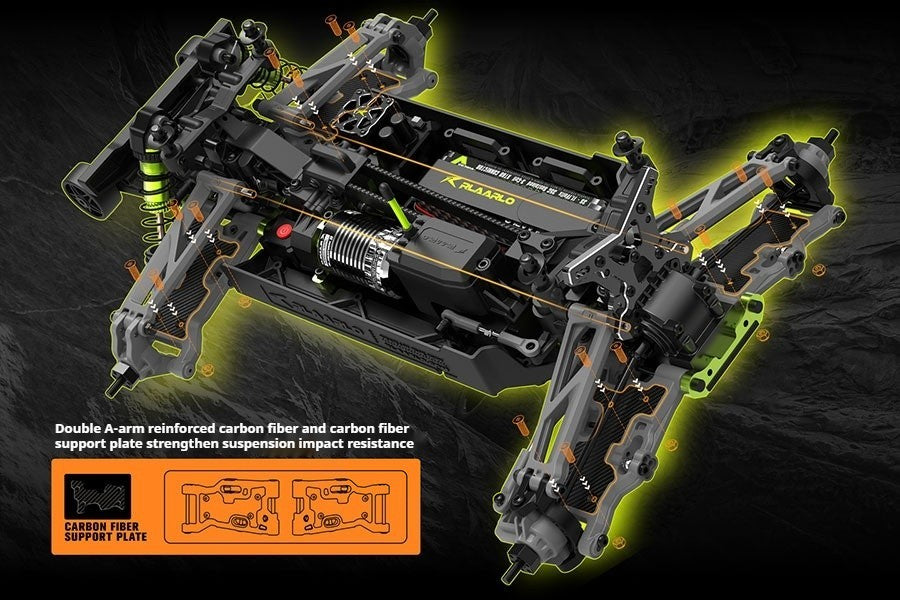 Omni Terminator Monstertruck RC Auto 1:10 Bürstenlos Metall-Version 60-80 km/h