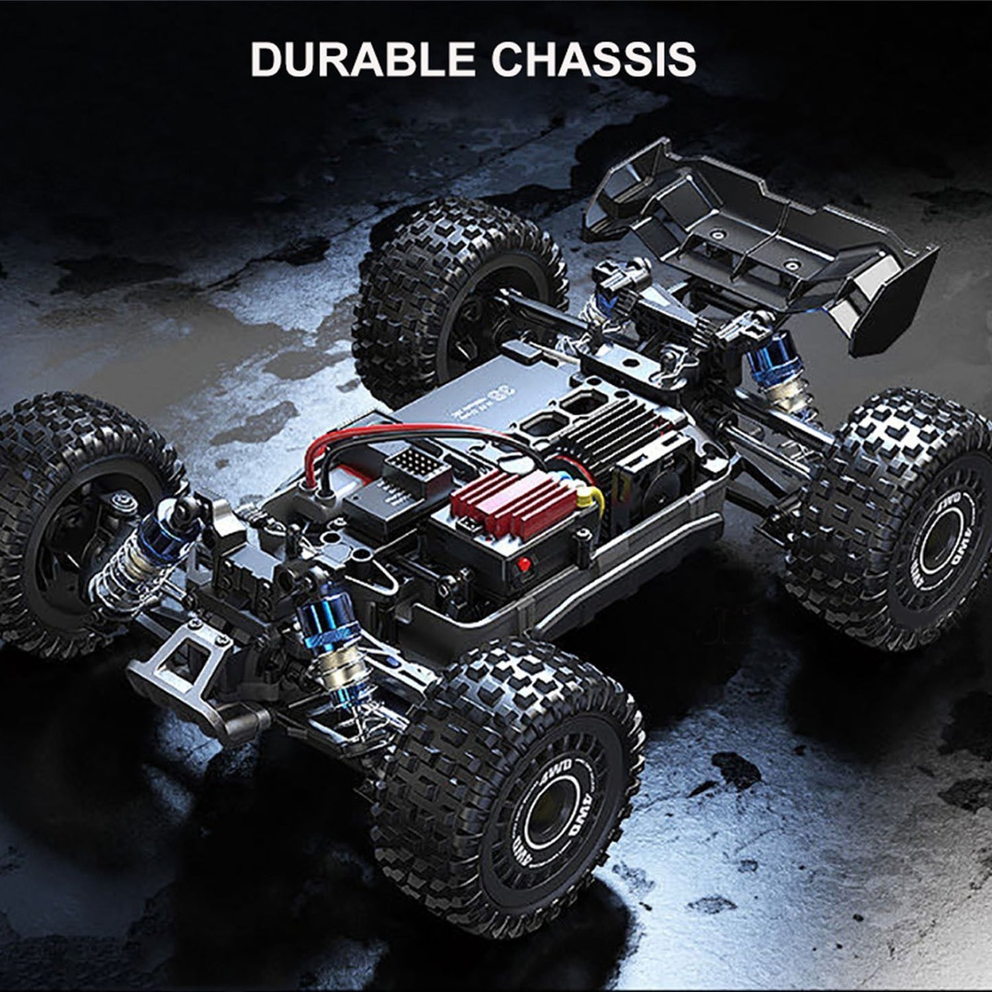 Hyper GO Pro Blau Brushless 1:16 RC Modellauto Elektro Buggy Allradantrieb 16207