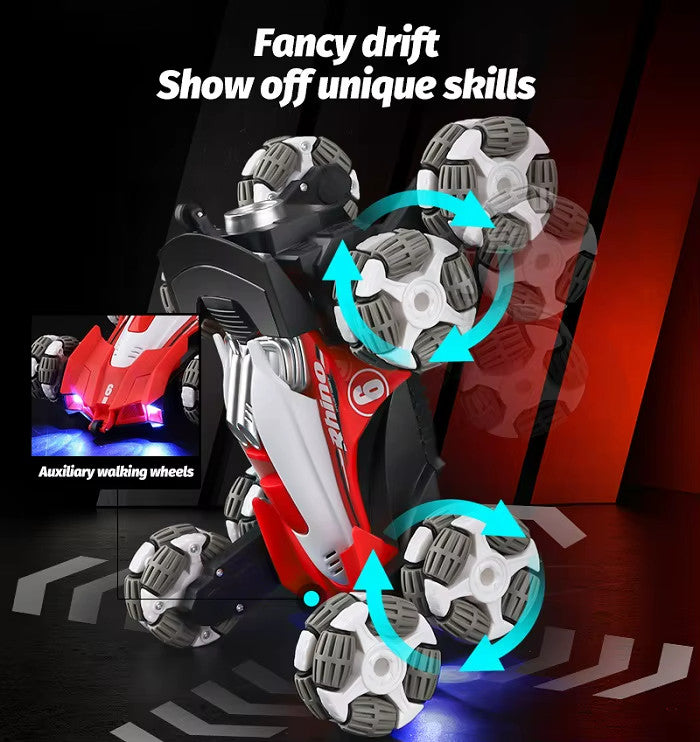 RC Auto 8-Rad-Antrieb Dual-Controller Gestensteuerung Spielzeug Geschenk mit Dampffunktion