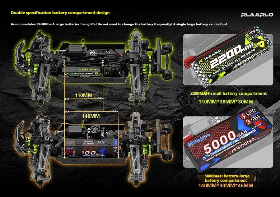 Omni Terminator Monstertruck RC Auto 1:10 Bürstenlos Metall-Version 60-80 km/h