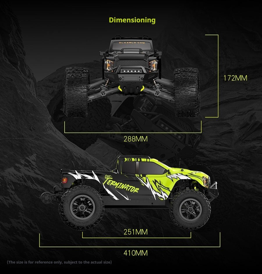 Omni Terminator Monstertruck RC Auto 1:10 Bürstenlos Metall-Version 60-80 km/h