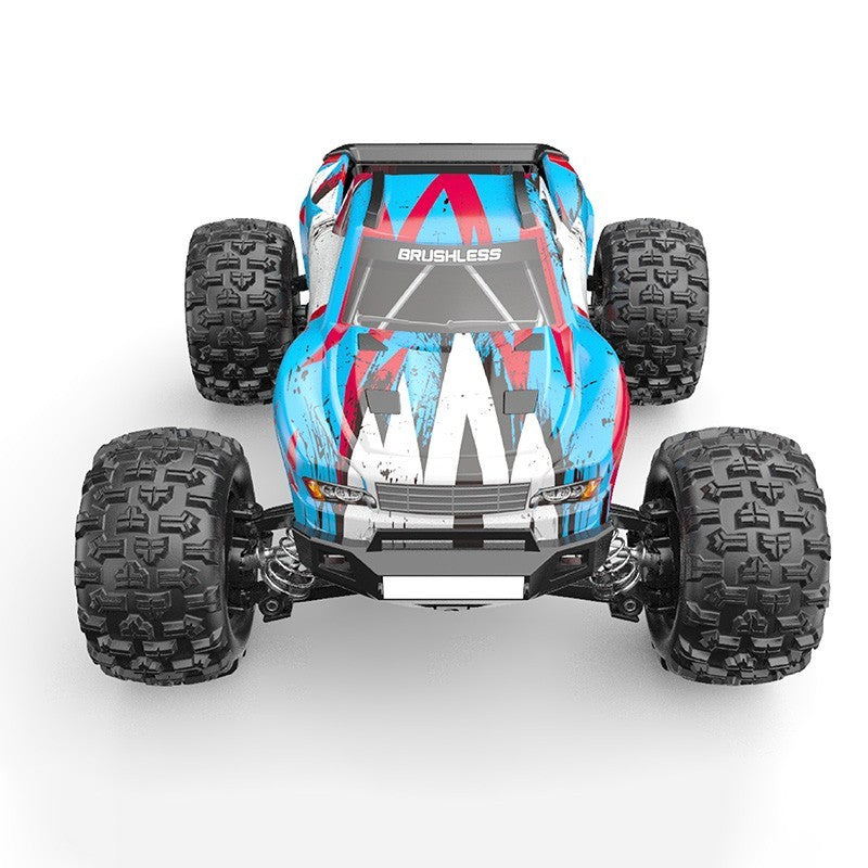 Amewi Hyper GO 16208 Monster Truck Brushless 4WD 1:16 RTR Blau/Weiß 2s Lipo Akku