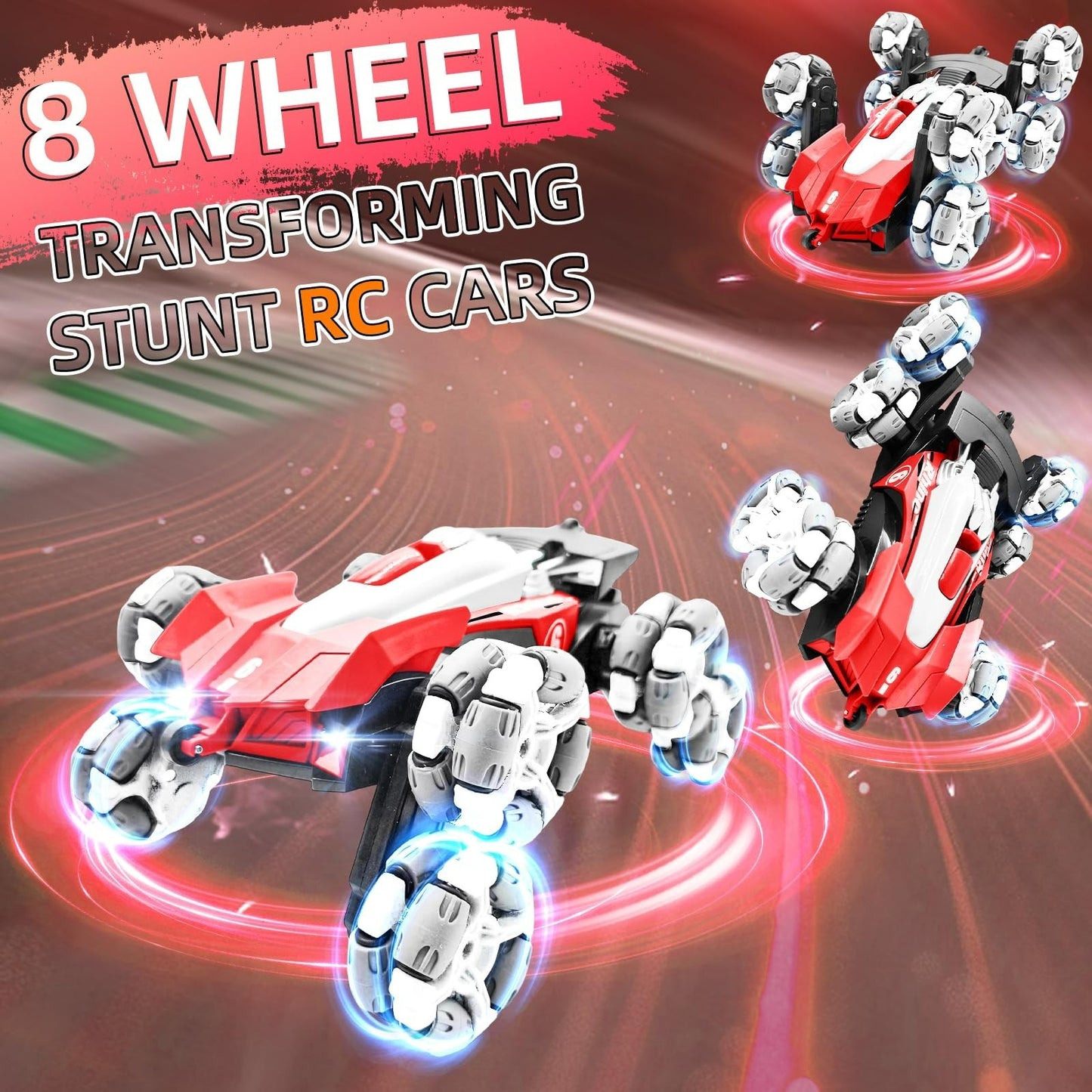 RC Auto 8-Rad-Antrieb Dual-Controller Gestensteuerung Spielzeug Geschenk mit Dampffunktion