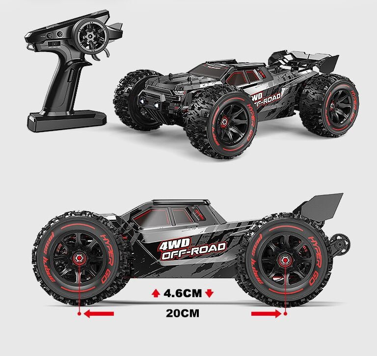 MJX Hyper GO Schwarz, Gold Brushless 1:14 RC Modellauto Elektro Truggy