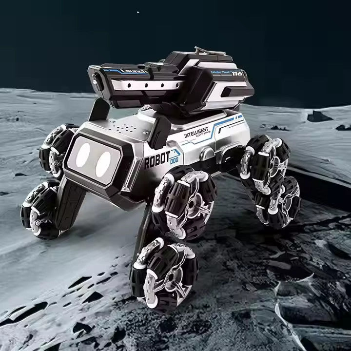 Gesten- und Controller-gesteuertes 8-Rad RC Auto Roboter mit eingebauter Wasserpistole (+7 Meter Reichweite)