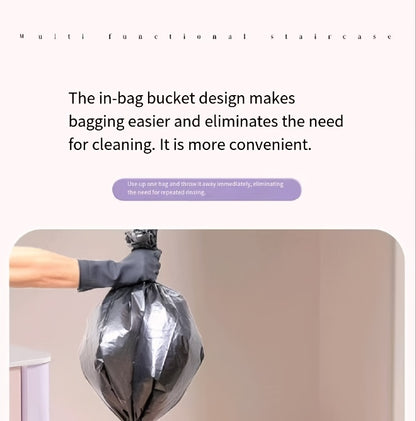 3-in-1 Kids Toilet Training Seat, Multifunctional Step Stool for Children, Foldable Step Stool with Non-Slip Footrest - Adjustable Height, Durable Plastic, Space-Saving Design, Neutral Color, Safe Grip Handle, Ideal for Home