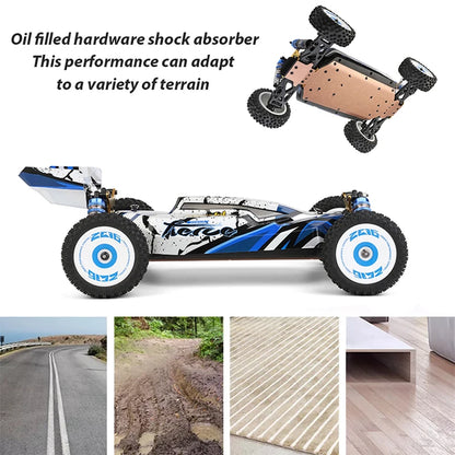 Wltoys Neu 124017 -V8 1/12 2,4G Racing RC Autos 4WD Bürstenlosen Motor 75 Km/h Hohe Geschwindigkeit Fernbedienung Off-road Drift Spielzeug Für Aduit