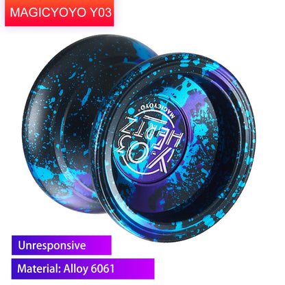Hohe Geschwindigkeit Magic Yoyo V3/Y03 Nicht Mehr Reagiert Aluminium Legierung Yoyo CNC drehmaschine mit Spinning String Yoyo Spielzeug Geschenk für kinder