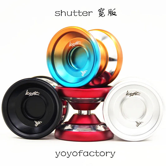 Neue YYF shutter YOYO Breite version Poliert ring legierung für professionelle yoyo player