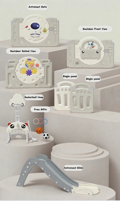 Baby Laufgitter Baby Spielplatz faltbare Baby Zaun Bett Kindersicherheit Barriere Zaun Spiel Laufstall Kinder Laufstall mit Spielmatte