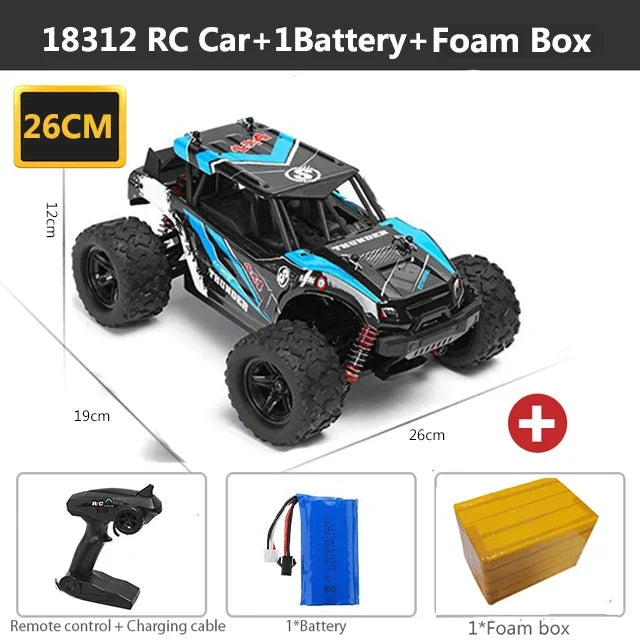ferngesteuertes Auto 2,4 GHz RC-Auto All-Terrain 45 km/h 1:18 Off-Road-Truck Spielzeug Geburtstagsgeschenk für Kinder