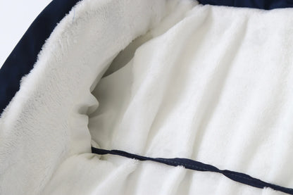 2024 neue Winter Baby Strampler Dicke Warme Infant Mit Kapuze Innen Fleece Overall Neugeborenen Jungen Mädchen Overalls Kleinkind Kleidung Set