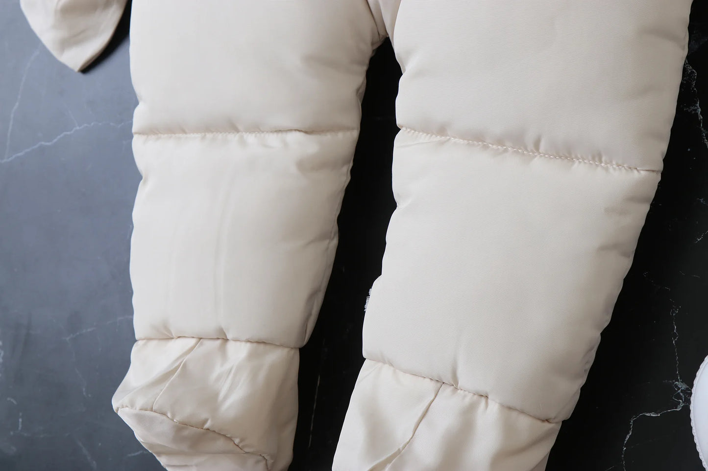 2024 neue Winter Baby Strampler Dicke Warme Infant Mit Kapuze Innen Fleece Overall Neugeborenen Jungen Mädchen Overalls Kleinkind Kleidung Set