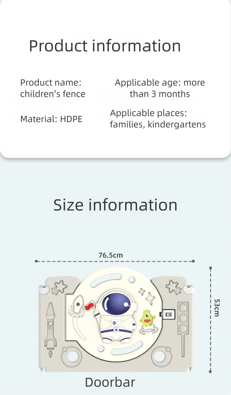 Baby Laufgitter Baby Spielplatz faltbare Baby Zaun Bett Kindersicherheit Barriere Zaun Spiel Laufstall Kinder Laufstall mit Spielmatte