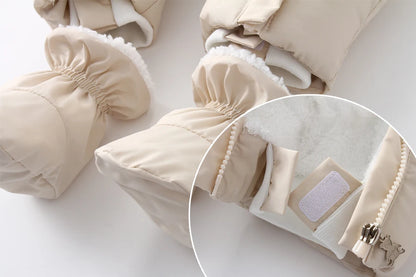 Ircomll Hohe Qualität Baby Kleidung Overalls für Kinder Winter Mit Kapuze mit Fell Warme Säuglingsspielanzug Overall Kinder Kleidung Toddle