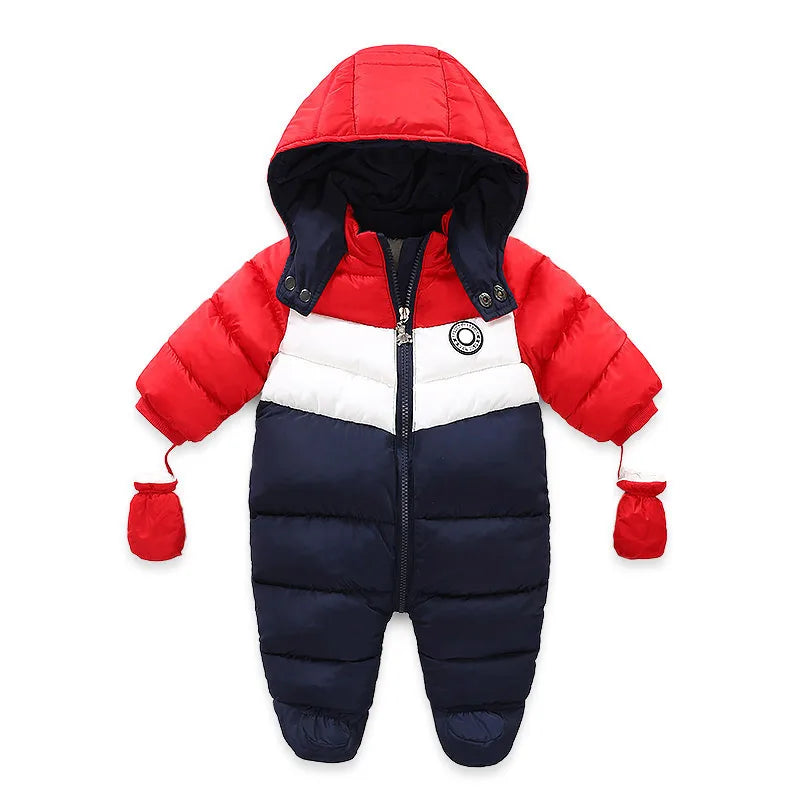 Ircomll Neue Mode Baby Winter & Herbst Kleidung neugeborene Overall Innen Fleece Strampler Herbst Overalls Kinder Oberbekleidung