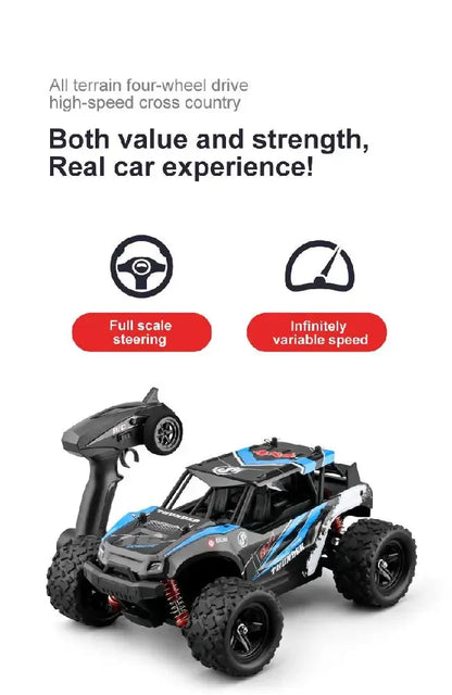 ferngesteuertes Auto 2,4 GHz RC-Auto All-Terrain 45 km/h 1:18 Off-Road-Truck Spielzeug Geburtstagsgeschenk für Kinder