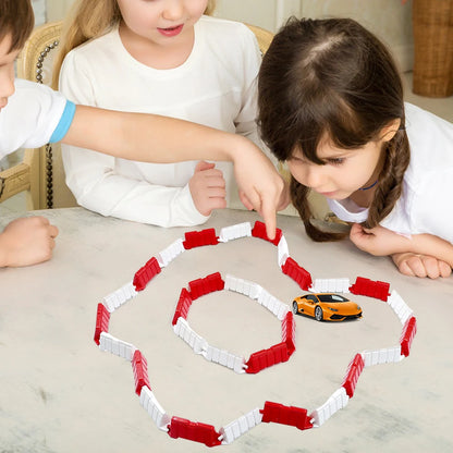 Straßenbarriere RC Auto Rennstrecke Hindernis Feldzaun Mini Verkehr Straßenblock Spielzeug für 1/14 1/16 1/18 1/24 1/28 Mini RC Auto