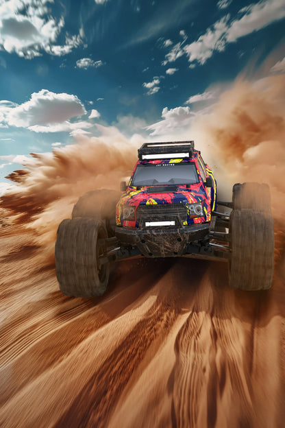 JIUSI PT14R MT14R 1/14 RC Rennwagen 3S Batterie 4WD 80 km/h Bürstenloser Motor 2,4G Fernbedienung 35C Hochgeschwindigkeits-Offroad-RC-Truck