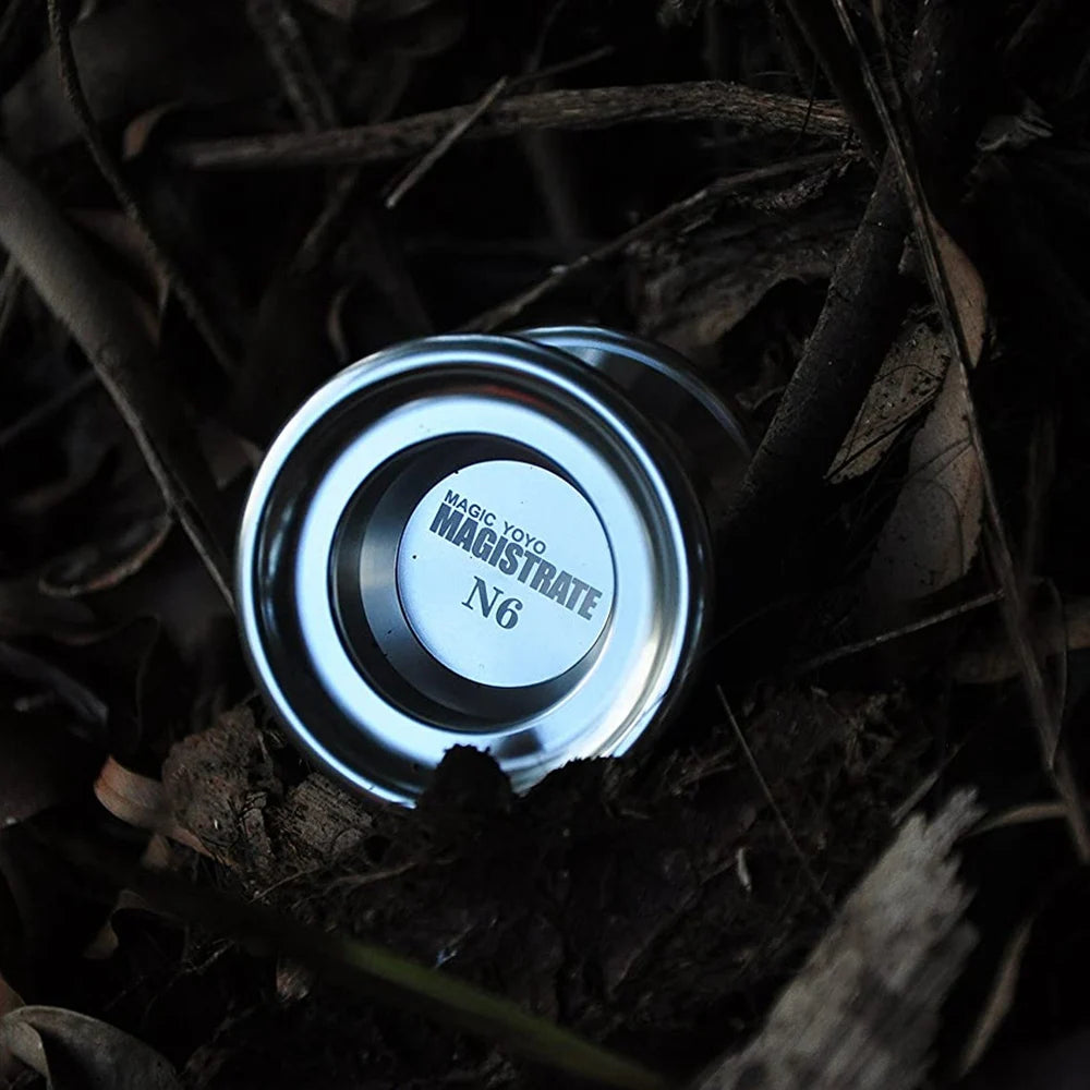 Yoyo N6 Magistrate Professionelles Legierungs-Yoyo Nicht reagierendes Yoyo mit Tasche + 5 Saiten + Handschuh