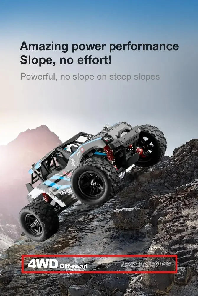 ferngesteuertes Auto 2,4 GHz RC-Auto All-Terrain 45 km/h 1:18 Off-Road-Truck Spielzeug Geburtstagsgeschenk für Kinder