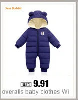 Neue geboren Warme Baby mantel Winter Mit Kapuze Strampler Dicke Overall Overalls Schneeanzug Kinder Jungen Kleidung kinder kleidung DropShipping
