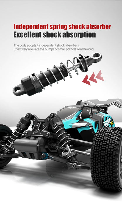 Teeggi 16101/16102 PRO 1:16 Hochgeschwindigkeits-RC-Auto mit LED-Licht Drift 70 km/h 4WD RC Off-Road-Auto Monster Truck Spielzeug für Kinder Geschenke