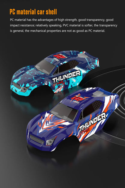 JIUSI PT14R MT14R 1/14 RC Rennwagen 3S Batterie 4WD 80 km/h Bürstenloser Motor 2,4G Fernbedienung 35C Hochgeschwindigkeits-Offroad-RC-Truck