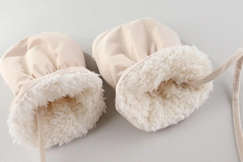 Winter Neugeborenen Baby Mädchen Kleidung Verdicken Baby Strampler Mit Handschuhe Warme Baby Overall Mit Kapuze Plus Samt kinder Kleidung 0-18M