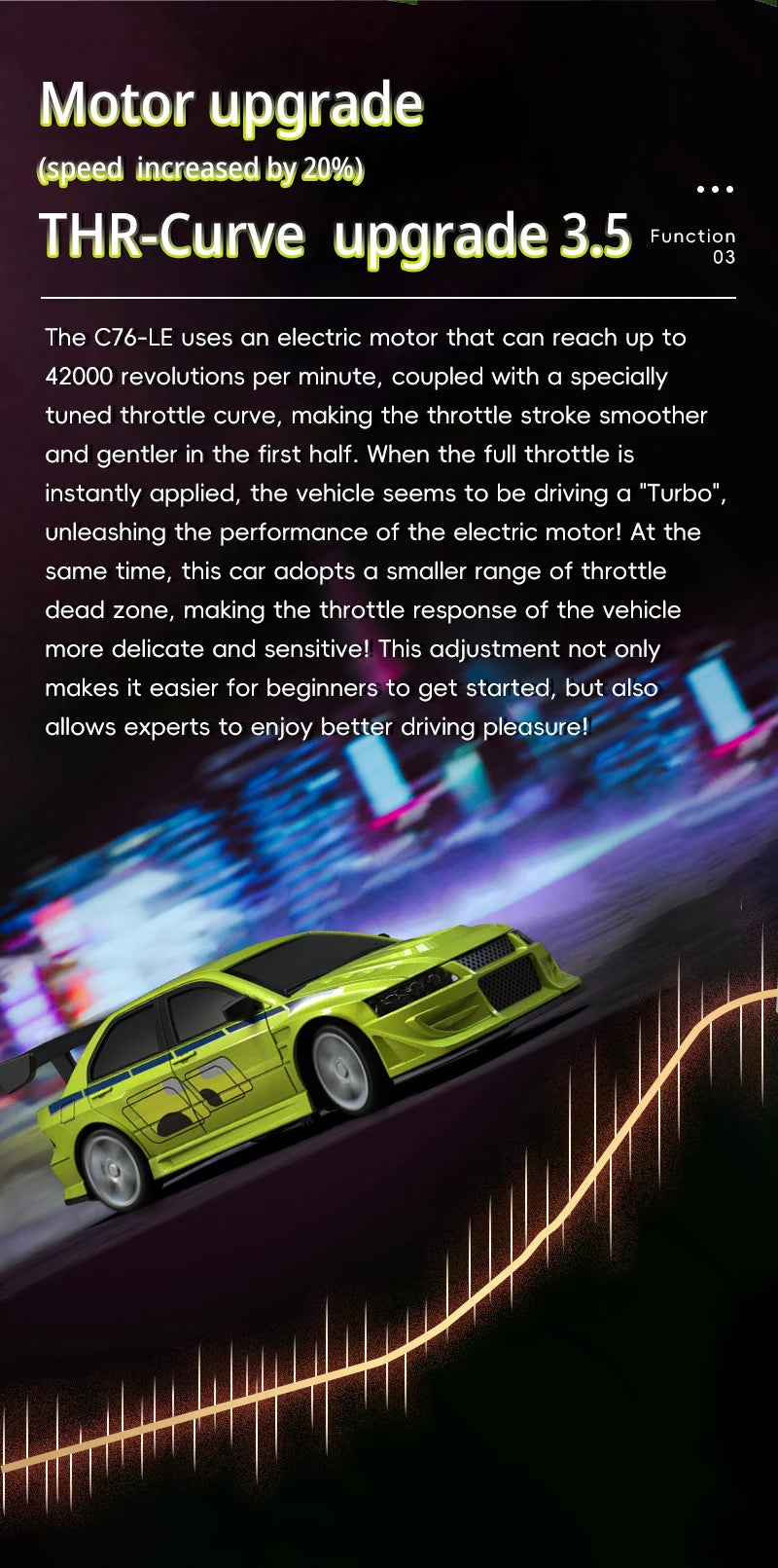 Turbo Racing 1/76 C76 Flat Running Racing MINI RTR Fernbedienung Modell On-road Auto Desktop Spielzeug für Erwachsene kinder Spielzeug