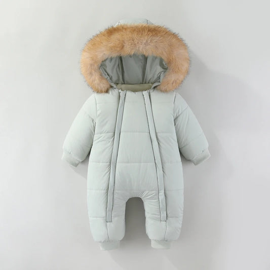 Neugeborenen Baby Overall Herbst und Winter Baby Strampler Warme Säuglings Schneeanzug Jungen Kleidung Verdicken Baby Ski Anzug Mädchen Mantel 0-18M