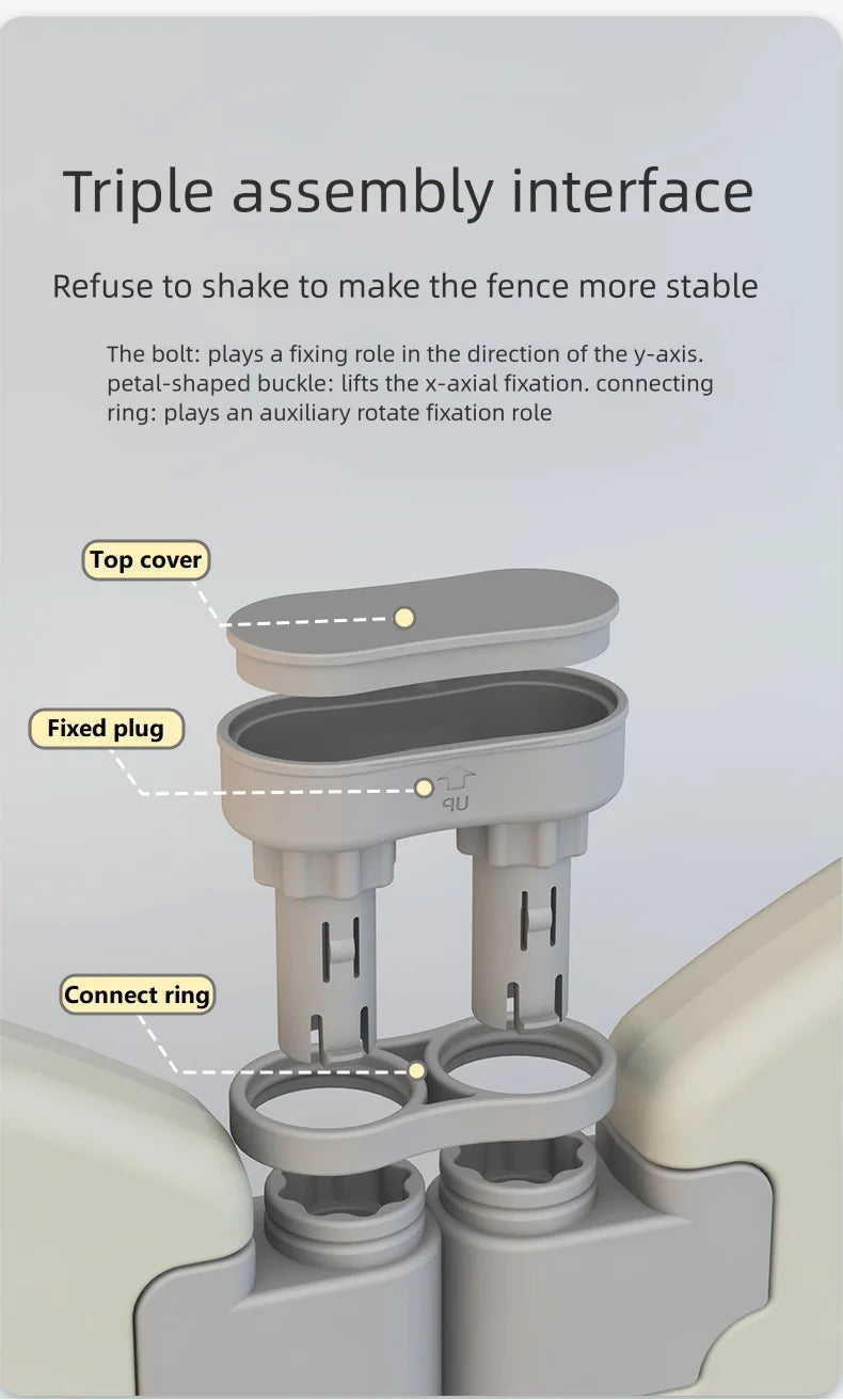 Baby Laufgitter Baby Spielplatz faltbare Baby Zaun Bett Kindersicherheit Barriere Zaun Spiel Laufstall Kinder Laufstall mit Spielmatte