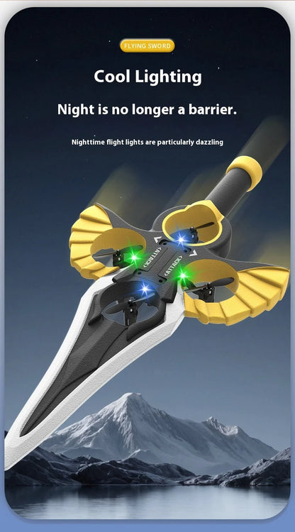 Ferngesteuertes fliegendes Schwert, ferngesteuertes Stunt-Flugschwert, neues ferngesteuertes ferngesteuertes Flugzeug, 360-Grad-Geste, ferngesteuertes Schwert