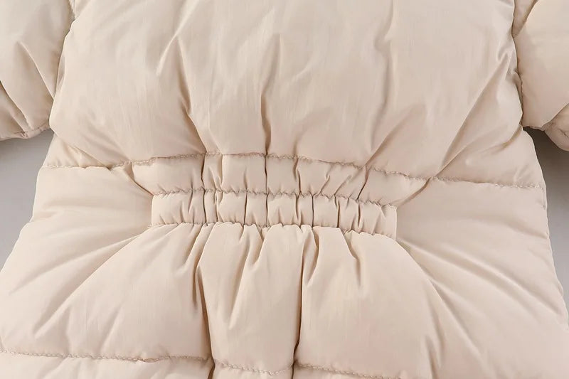 Winter Neugeborenen Baby Mädchen Kleidung Verdicken Baby Strampler Mit Handschuhe Warme Baby Overall Mit Kapuze Plus Samt kinder Kleidung 0-18M