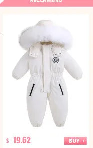 Kinder Kleidung Set Baby Winter Warme Daunen Jacken parka Jungen Dicken Overall Infant mantel kleinkind Mädchen Kleidung Kinder Schneeanzug