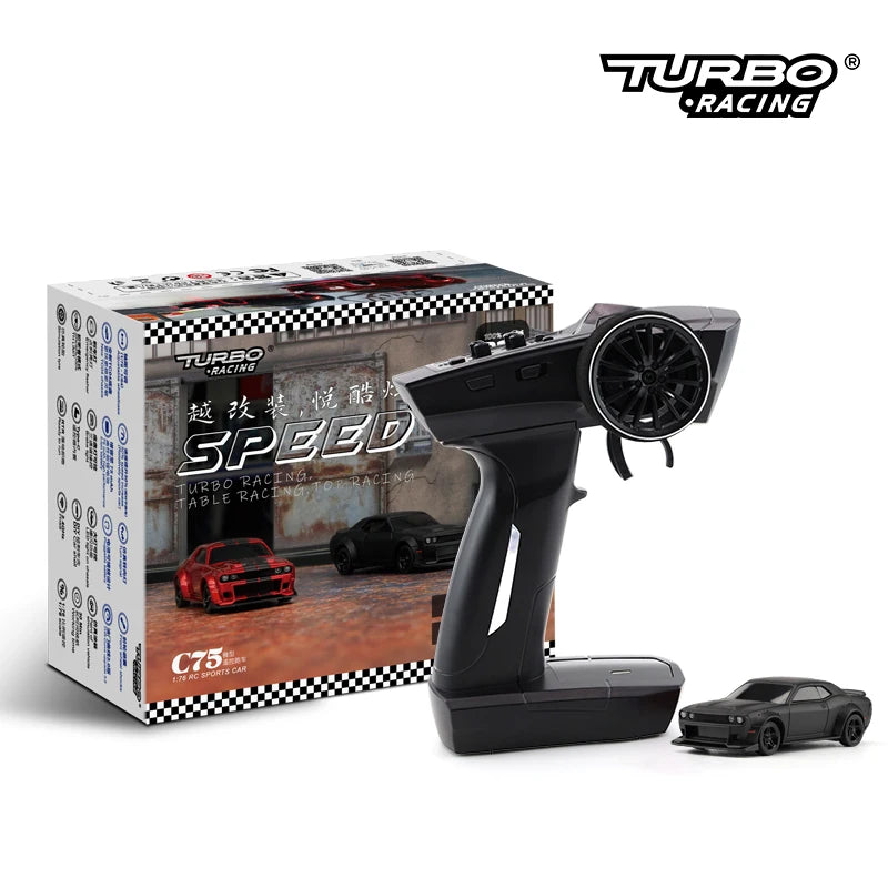 Turbo Racing 1:76 RC Auto C64 C63 Drift RC Auto mit Gyro C71 C72 C73 C74 C75 Flach lauf Fernbedienung Spielzeug für Kinder und Erwachsene
