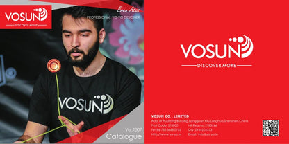 Vosun-geats yoyo 6061 sus 304 profession eller ausgefallener toter Schlaf-Jojo-Stahlring für den Yoyo-Wettbewerb