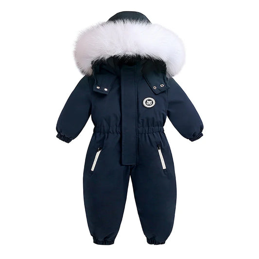 -30 grad Winter Ski Anzug Plus Samt Baby Overall Jungen Overalls Warme Kinder kleinkind mädchen Kleidung Kinder Kleidung mantel mantel