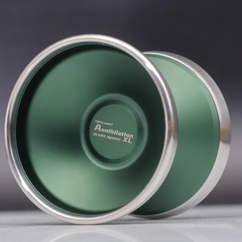 TOPYO Annihilation XL YOYO Lin Junys Signature Ball 7075, professioneller Wettbewerbswettbewerb, nicht reagierendes Yoyo aus Legierung
