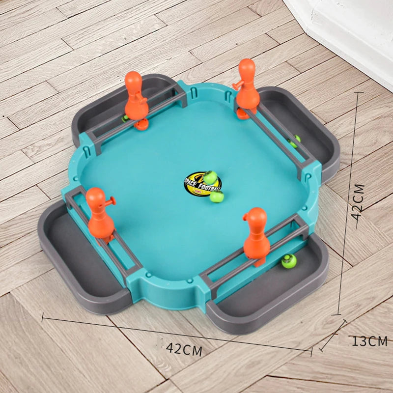 Kinder Flipper Brettspiele Tischspielzeug Fußball Marmor Schießen Flipper Schlacht Soziales Spiel Spaß Familie Party Interaktives Spielzeug