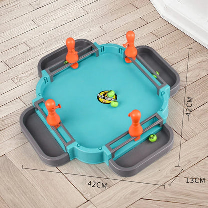 Kinder Flipper Brettspiele Tischspielzeug Fußball Marmor Schießen Flipper Schlacht Soziales Spiel Spaß Familie Party Interaktives Spielzeug