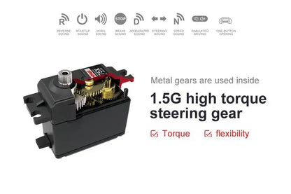 ferngesteuertes Auto 2,4 GHz RC-Auto All-Terrain 45 km/h 1:18 Off-Road-Truck Spielzeug Geburtstagsgeschenk für Kinder