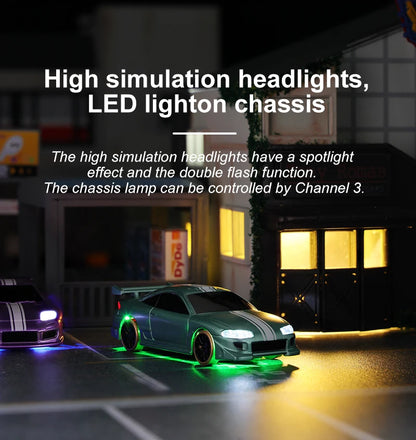 Turbo Racing 1:76 RC Auto C64 C63 Drift RC Auto mit Gyro C71 C72 C73 C74 C75 Flach lauf Fernbedienung Spielzeug für Kinder und Erwachsene