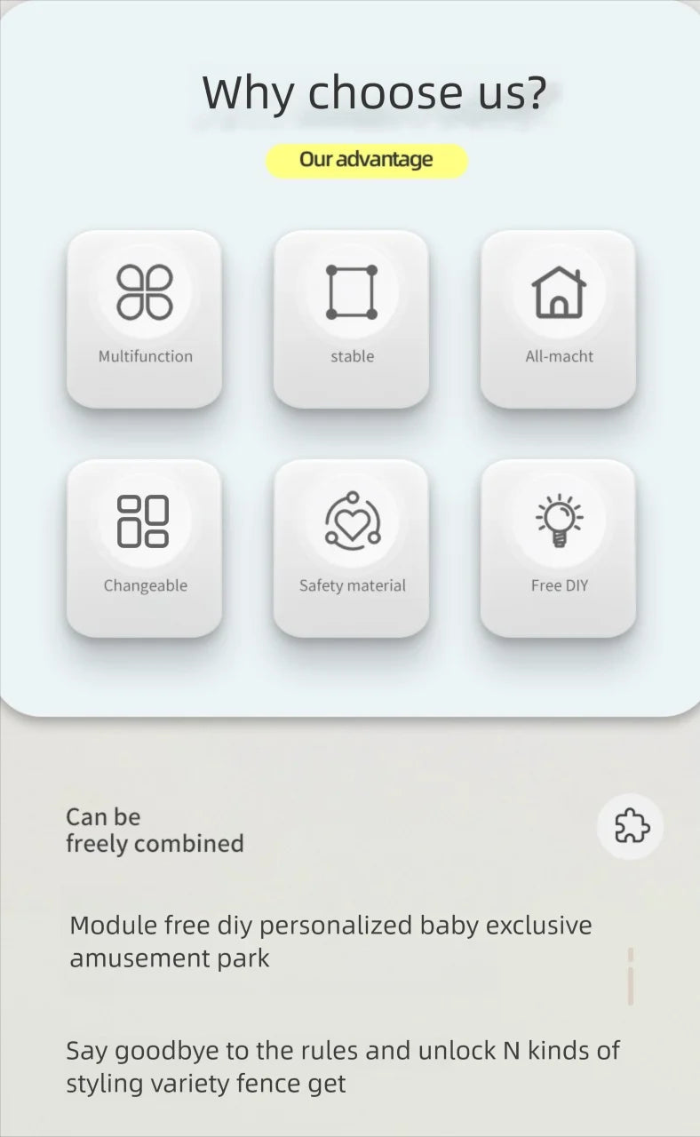 Baby Laufgitter Baby Spielplatz faltbare Baby Zaun Bett Kindersicherheit Barriere Zaun Spiel Laufstall Kinder Laufstall mit Spielmatte