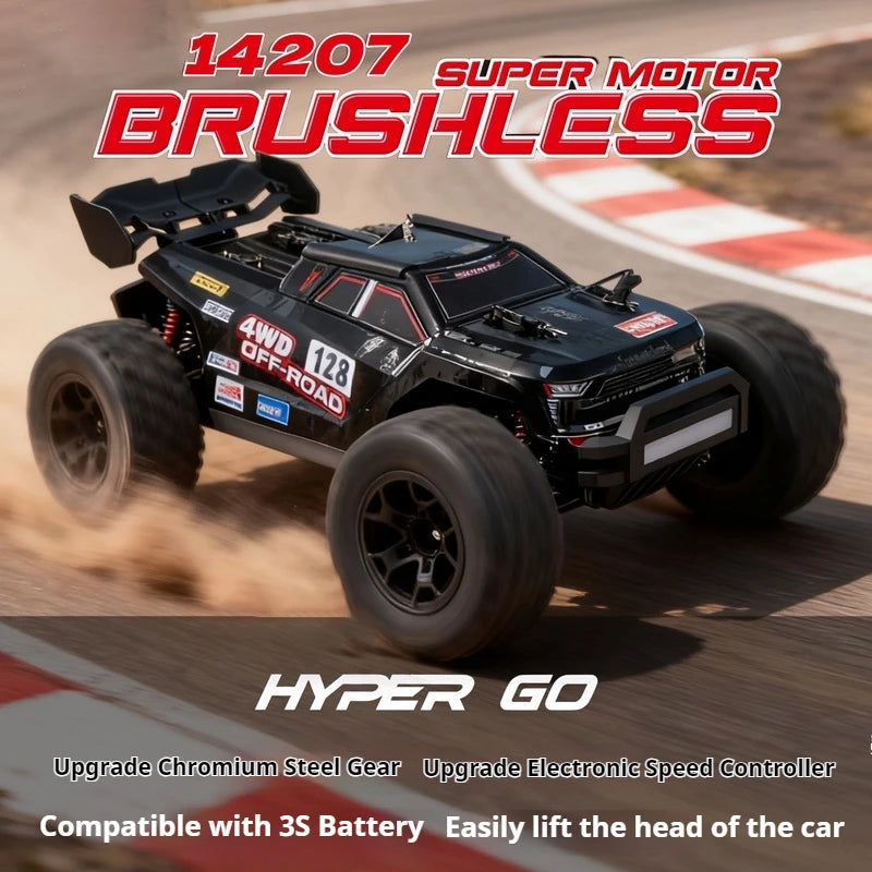MJX HYPER GO 1/14 Neues bürstenloses 14207 14208 ferngesteuertes Auto Hochgeschwindigkeits-Monstertruck Geländewagen Kletterauto RTR Spielzeug