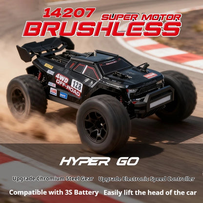 MJX HYPER GO 1/14 Neues bürstenloses 14207 14208 ferngesteuertes Auto Hochgeschwindigkeits-Monstertruck Geländewagen Kletterauto RTR Spielzeug