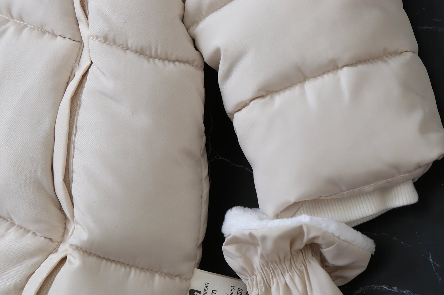 2024 neue Winter Baby Strampler Dicke Warme Infant Mit Kapuze Innen Fleece Overall Neugeborenen Jungen Mädchen Overalls Kleinkind Kleidung Set