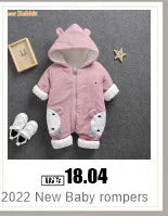 Neue geboren Warme Baby mantel Winter Mit Kapuze Strampler Dicke Overall Overalls Schneeanzug Kinder Jungen Kleidung kinder kleidung DropShipping