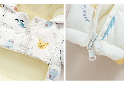 Neue geboren Baby kleidung Warme Fleece Strampler Bodys Baby Jungen Kostüm Infant Mädchen Kleidung Cartoon Insgesamt Oberbekleidung Overalls