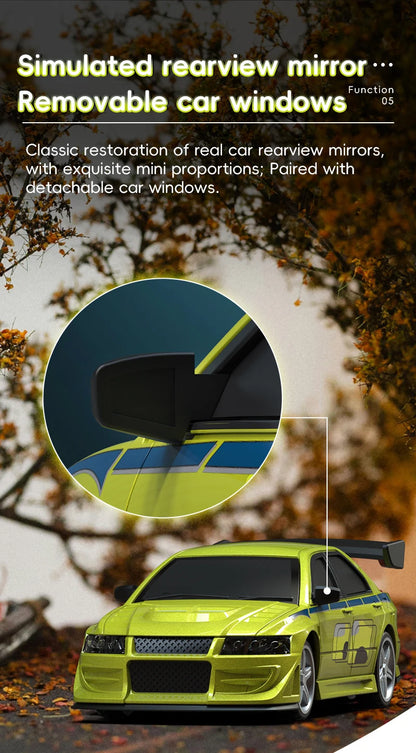 Turbo Racing 1/76 C76 Flat Running Racing MINI RTR Fernbedienung Modell On-road Auto Desktop Spielzeug für Erwachsene kinder Spielzeug